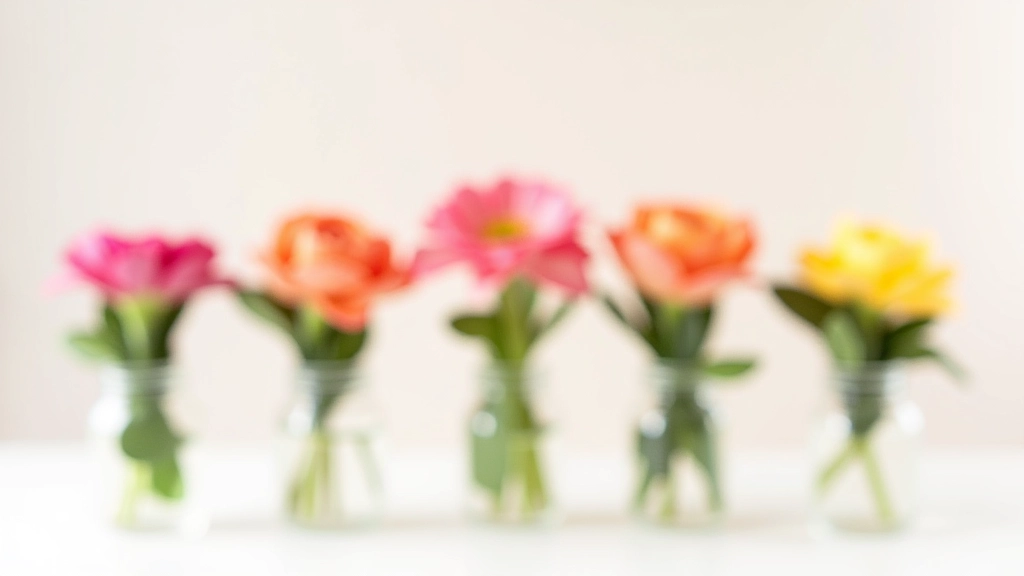 Different types of flowers arranged separately showing roses, tulips, hydrangeas, and daisies